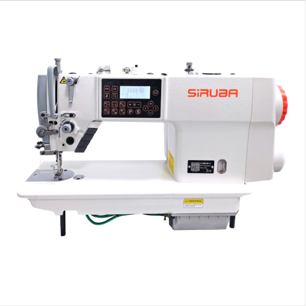 SIRUBA DL7200D-NM1-16 Пряморядкова комп'ютеризована швейна машина човникового стібка з голковим просуванням та подвійним кроковим двигуном