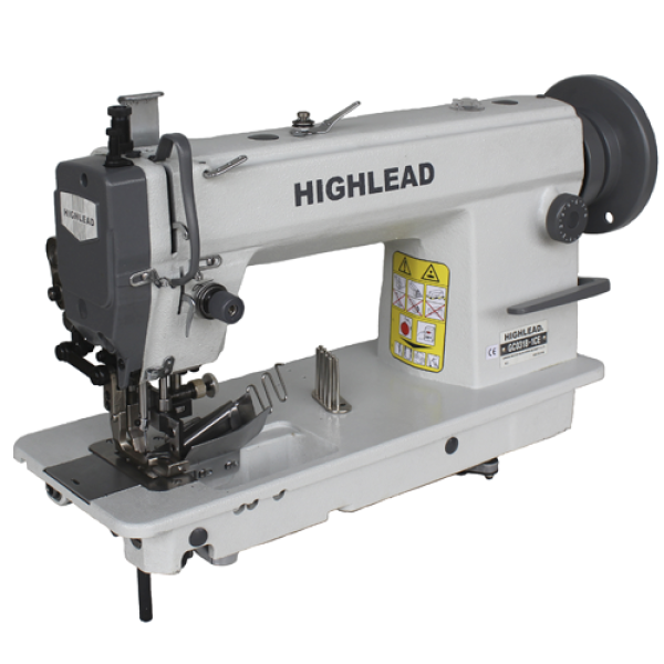 Highlead GC0318-1СЕ Прямострочна машина з подвійним просуванням, обрізанням краю матеріалу та одночасною окантовкою