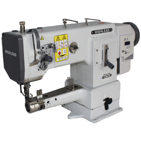 GC2698-2BZ Одноголкова машина з рукавною платформою, потрійним просуванням та вбудованим сервомотором