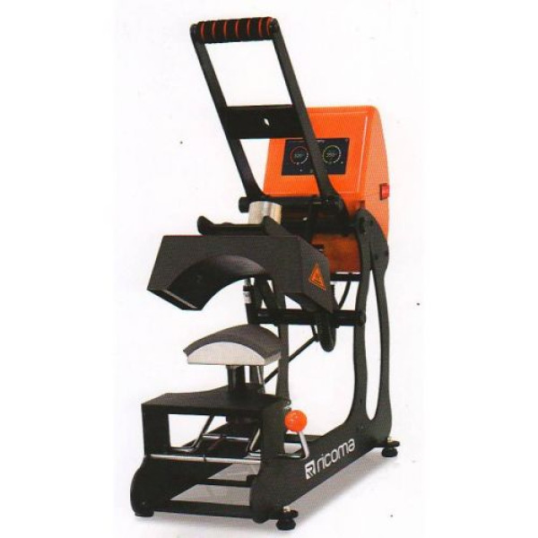 RICOMA HP-0408FC Термопрес високого тиску для термодруку на бейсболках