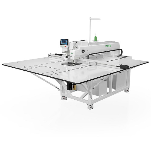 Zoje ZJ-M8-S900H-SF-LK2-V2 Шаблона машина для дуже великих елементів з поворотним голководієм. Поле для шиття: 1300х900мм