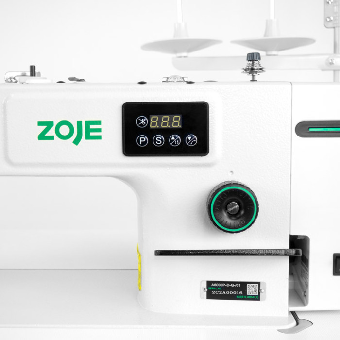 ZOJE A6000P-G Одноигольная машина челночного стежка с LCD-дисплеем
