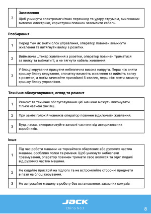 Инструкция Jack JK-3020_2210_1310_6040_10040 - 115