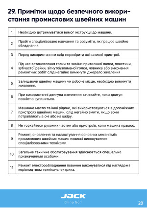 Инструкция Jack H6 - 22