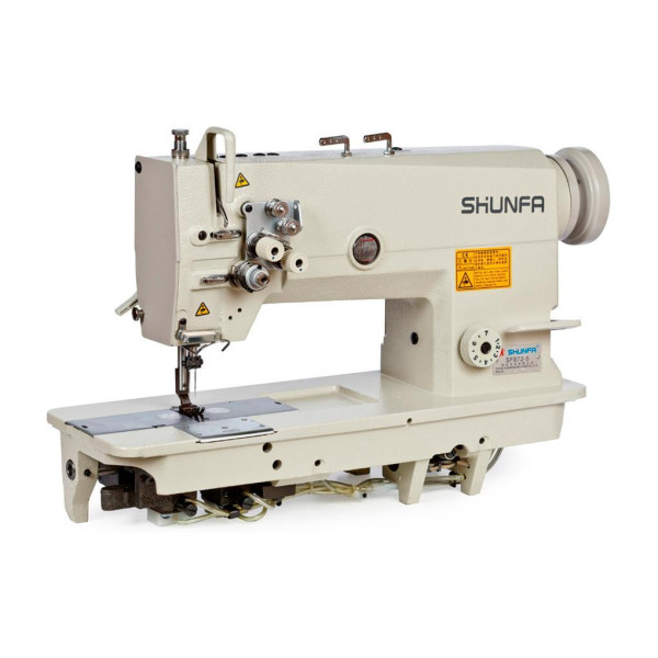 Shunfa SF 872-H 2-х голкова промислова швейна машина з голковим просуванням матеріалу для важких матеріалів