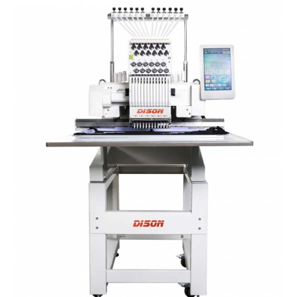 Dison DS-CT1201H 12-игольная одноголовочная вышивальная машина на деталях кроя, готовых изделиях и головных уборах