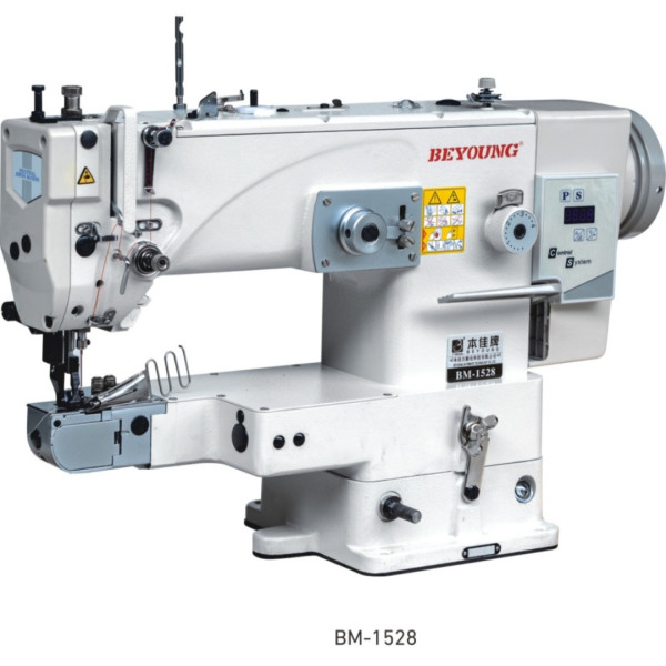 BEYOUNG BM 1528 одноголковая зигзаг машина с рукавной платформой