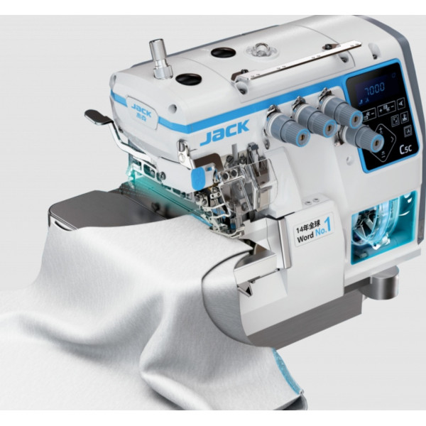 Оверлок Jack C5C-4-M03/333 з розумною системою подачі тканини Rhino
