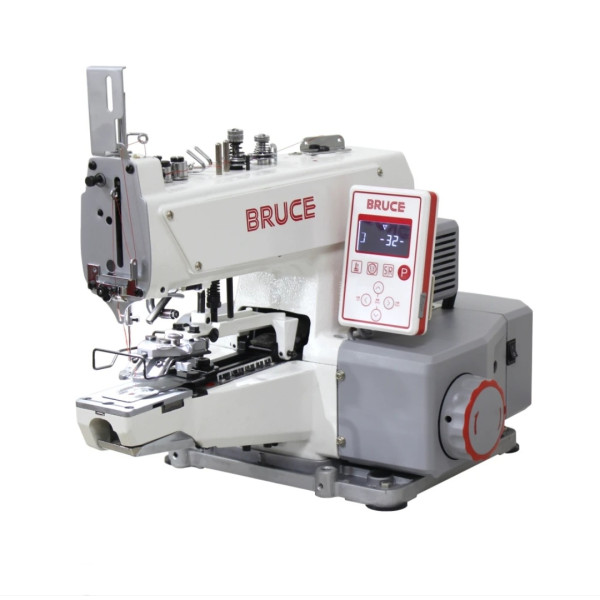 BRUCE BRC-T1377G-Z промислова ґудзикова машина з вбудованим серводвигуном, та можливістю пришивання ґудзиків "-", "=", "х"