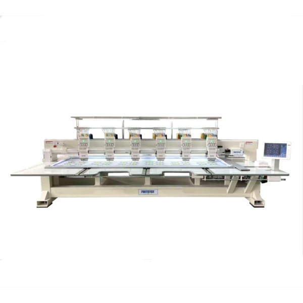 FORTEVER FT-1506MF (роб. поле: 500х500х850 мм) шестиголова промислова вишивальна машина для плоскої вишивки