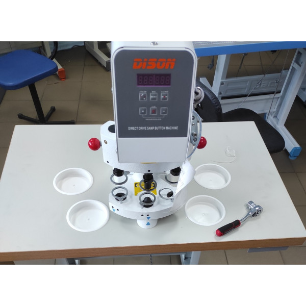 Dison DS-12D Трьохпозиційний електричний прес для встановлення металофурнітури