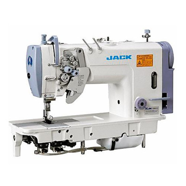 Jack JK-58450-003 Двухигольная промышленная швейная машина с отключением игл