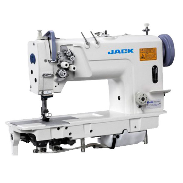 Jack JK-58720-005 Двухигольная промышленная швейная машина без отключения игл с увеличенными челноками