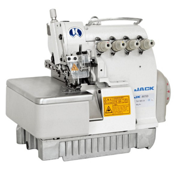 Jack JK-803D-M1-15 Тринитковий енергозберігаючий оверлок з прямим приводом та вбудованим LED освітленням