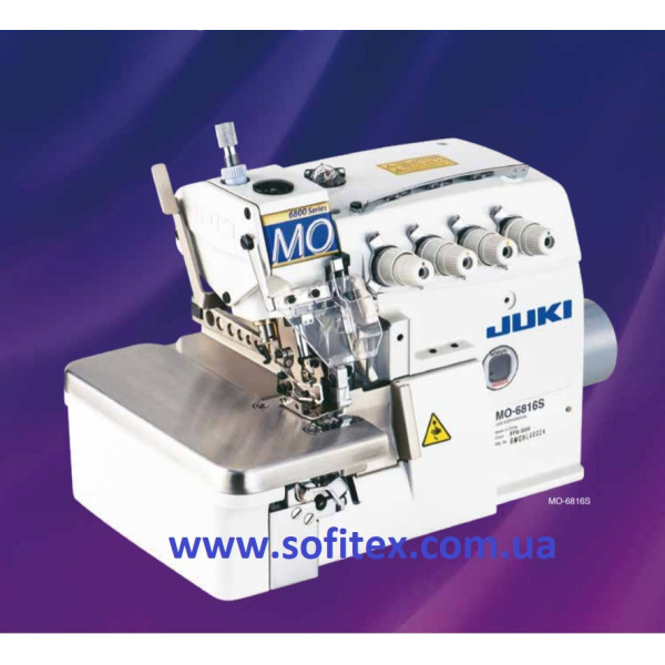 Juki MO-6816S-FF6-30H Сточувальна-обметочна промислова машина (п'ятинитковий оверлок) з сервоприводом