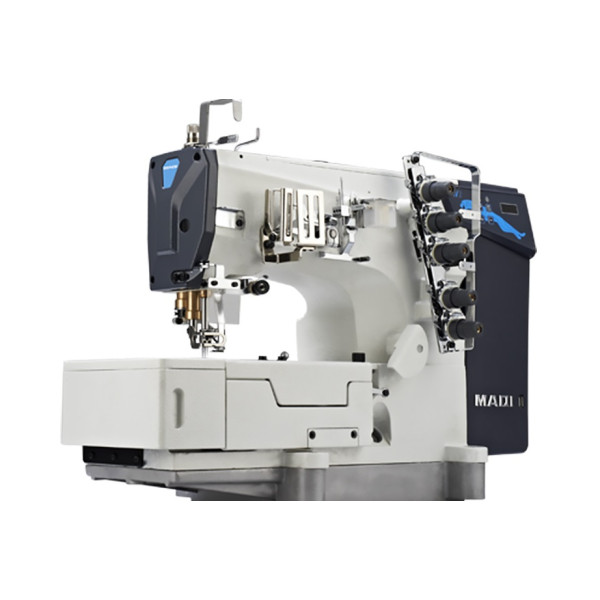 Maqi W1-01CB-Ix356 Промислова плоскошовна трьохголкова п'ятиниткова розпошивальна машина