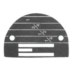 Игольная пластина 44162LGB Универсальная