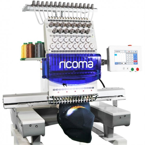 Ricoma MT-1501TC-7S Одноголовая пяднацатигольная  вышивальная машина 