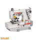 Siruba F007K-W222-356/FQ/FAC Плоскошовна швейна машина (розпошивалка) з пристроями подачі та пневмообрізання бейки