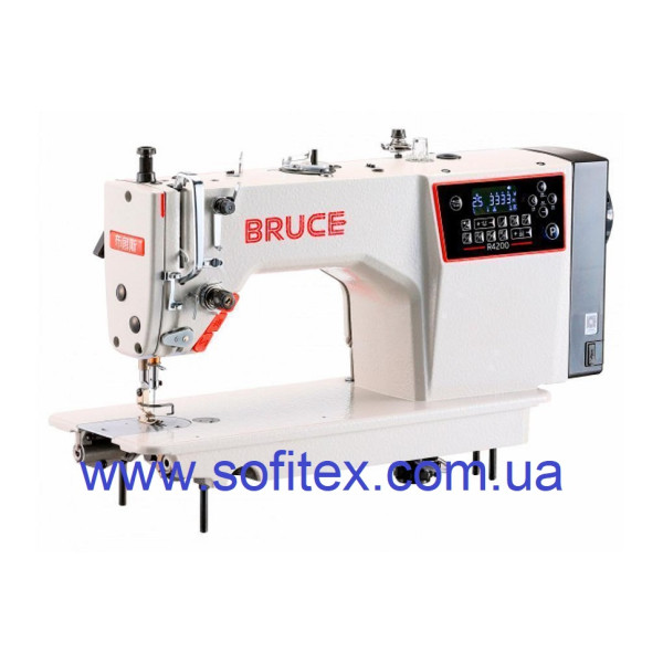 Bruce R4200-DHQ-7 Комп'ютеризована машина човникового стібка з електронним керуванням довжини стібка під середні тканини