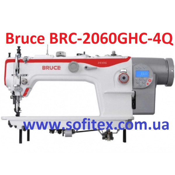 Bruce BRC-2060GHC-4Q Комп'ютеризована одноголкова машина з унісонним просуванням тканини та автоматикою