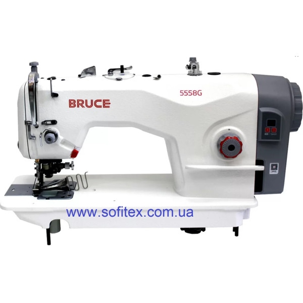 Bruce BRC-5558G-T-A Прямострочна швейна машина з одночасним обрізанням та окантовкою краю тканини