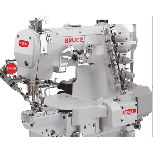 Bruce BRC-264BDII-01CBx356/UT Промислова розпошивальна швейна машина з циліндричною платформою та автоматикою