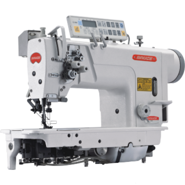 Bruce BRC-8750D-405 Промышленная двухигольная швейная машина челночного стежка 