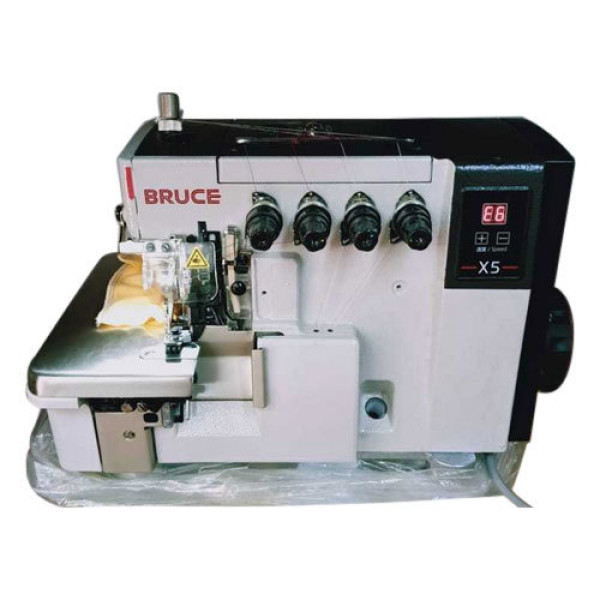 Bruce BRC-X5-4-MO3/333 Четырехниточный промышленный оверлок с встроенным сервомотором и LED-подсветкой 