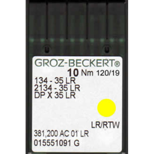 Голка Groz-Beckert 134-35LR, 2134-35LR, DPx35LR для шкіри 10 шт/уп