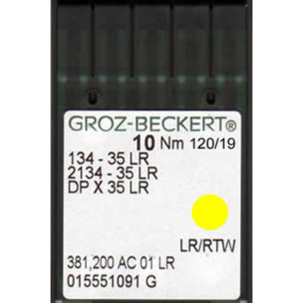 Голка Groz-Beckert 134-35LR, 2134-35LR, DPx35LR для шкіри 10 шт/уп