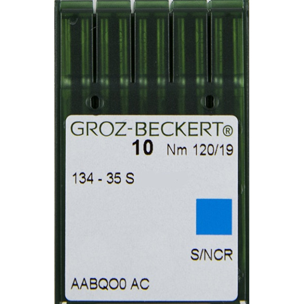 Голка Groz-Beckert 134-35S, 2134-35S, DPx35S для шкіри на колонкові машини 10 шт/уп