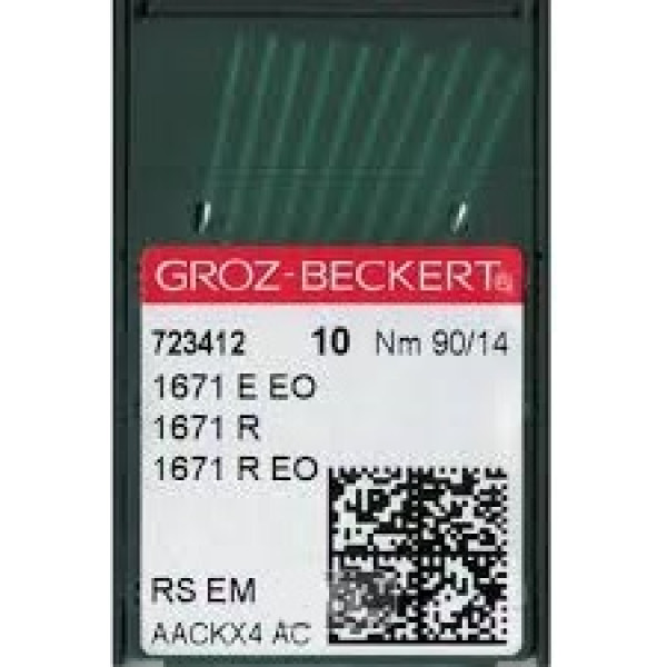 Голка Groz-Beckert 1671E EO/1671R/1671R EO Упаковка 10шт