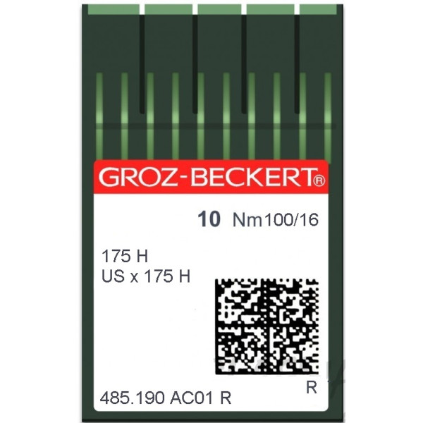 Голка Groz-Beckert 175 H/USX175 H Упаковка 10шт