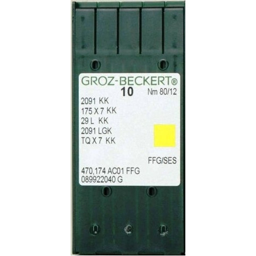 Голка Groz-Beckert 2091 KK/29LES/175X7KK Упаковка 10шт
