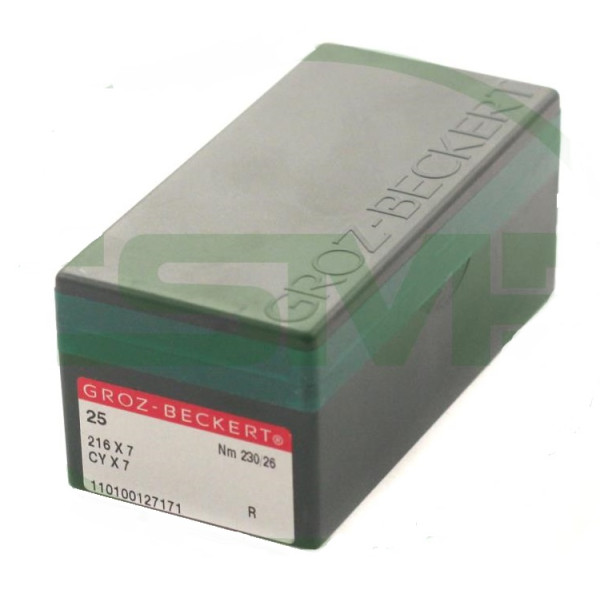 Голка Groz-Beckert 216x7, CYx7 в упаковці по 10 шт.