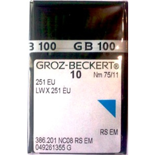 Голка Groz-Beckert 251 EU/LWX251 EU Упаковка 10шт