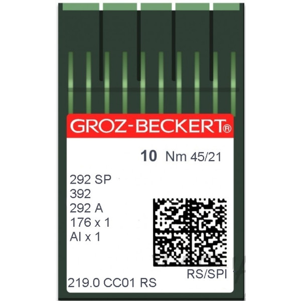 Голка Groz-Beckert 176x1, 292A, 292SP 10 шт/уп