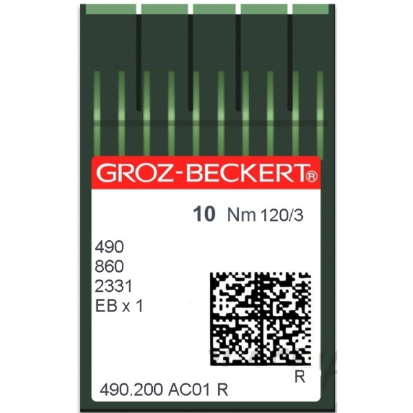 Голка Groz-Beckert 490/860/2331/EBX1 Упаковка 10шт