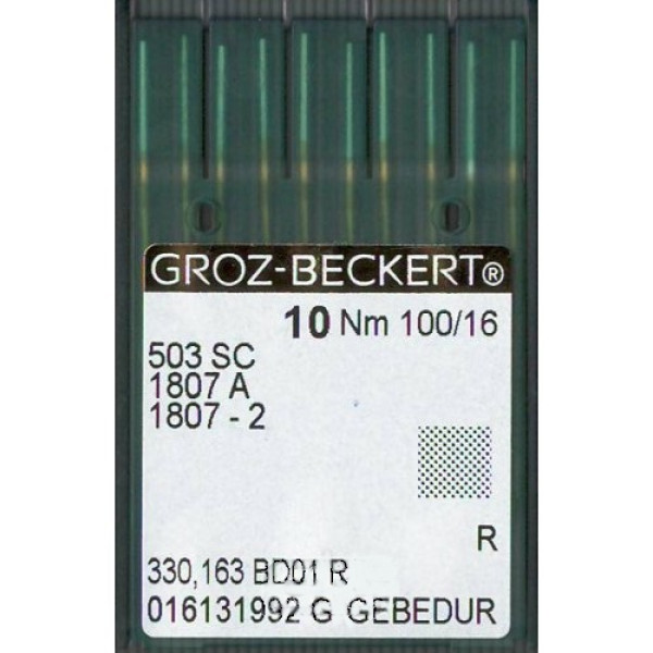 Игла Groz-Beckert 503SC GEBEDUR в упаковке 10 шт