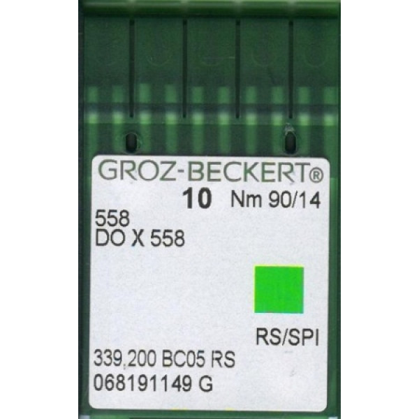 Голка Groz-Beckert 558, DOx558 в упаковці 10 шт.