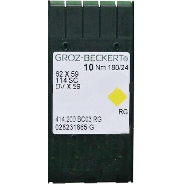 Голка Groz-Beckert 62x59, 114SC, DVx59 в упаковці 10 шт