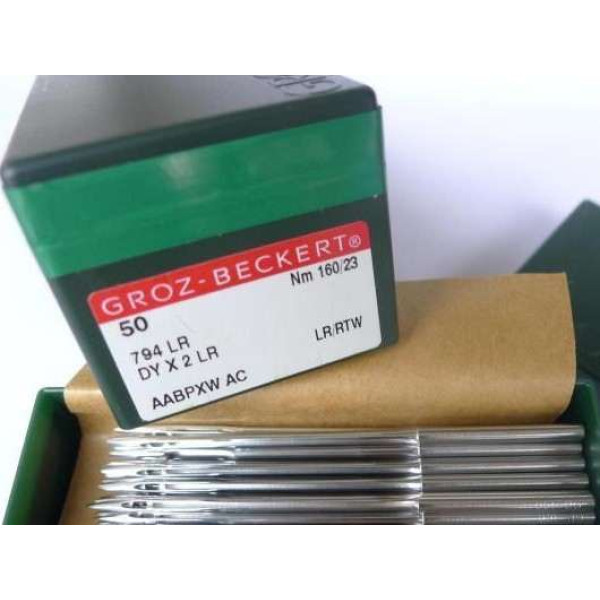 Голка Groz-Beckert 794LR, DYx2LR №200 для шкіри на екстра важкі машини 10 шт/уп