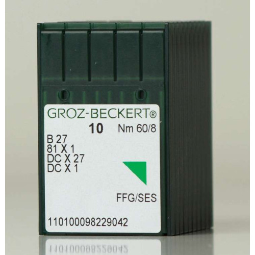 Голка Groz-Beckert B27, SY6120, MY1023 FFG оверлочна трикотажна 10 шт/уп