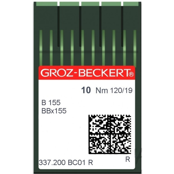 Игла Groz-Beckert B155, BBx155 №120 в упаковке 10шт