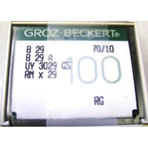 Голка Groz-Beckert B29, B29A, UY3029GS, RMx29 оверлочна в упаковці 10 шт