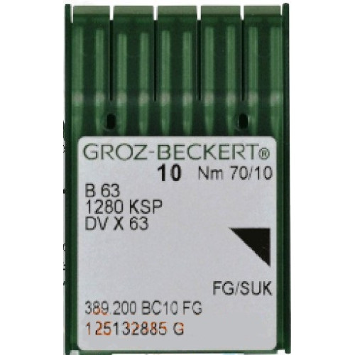 Голка Groz-Beckert B63/1280KSP/DVx63 FG Упаковка 10шт