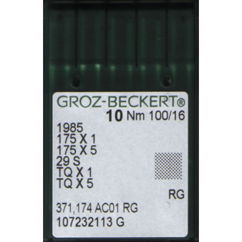 Голка Groz-Beckert 1985, 175x1, 175x5, TQx1 для гудзикової машини 10 шт/уп