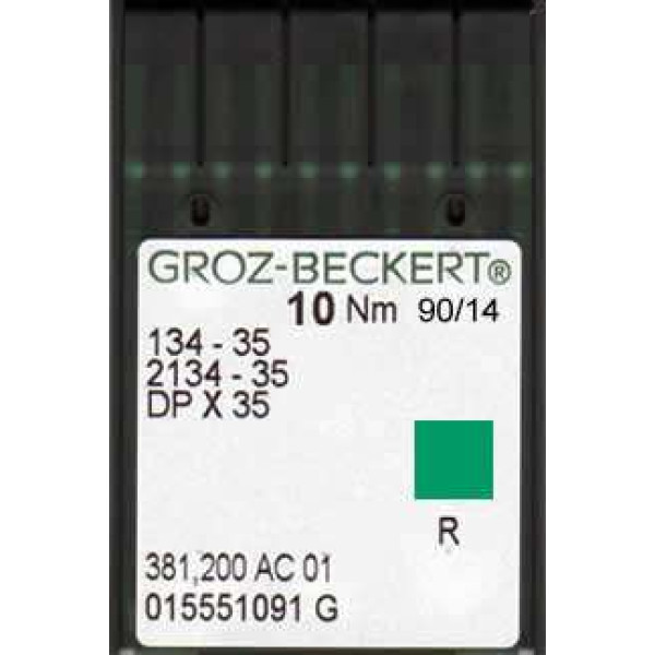 Голка Groz-Beckert 134-35, 2134-35, DPx35 для колонкових машин 10 шт/уп