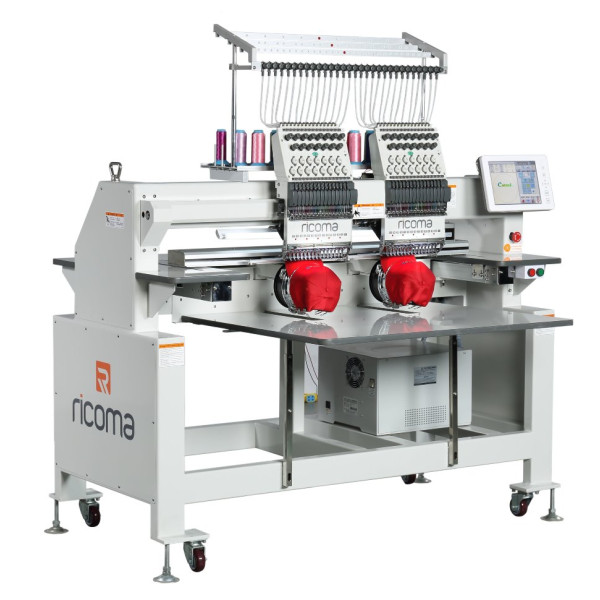 Ricoma RCM-1202CHT Двенадцатиигольная двуглавая вышивальная машина 